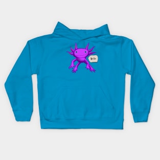 Happy Axolotl Kids Hoodie